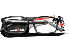 NEW FOSTER GRANT Ironman men  s READING GLASSES 2.50 Strength w case Gray black
