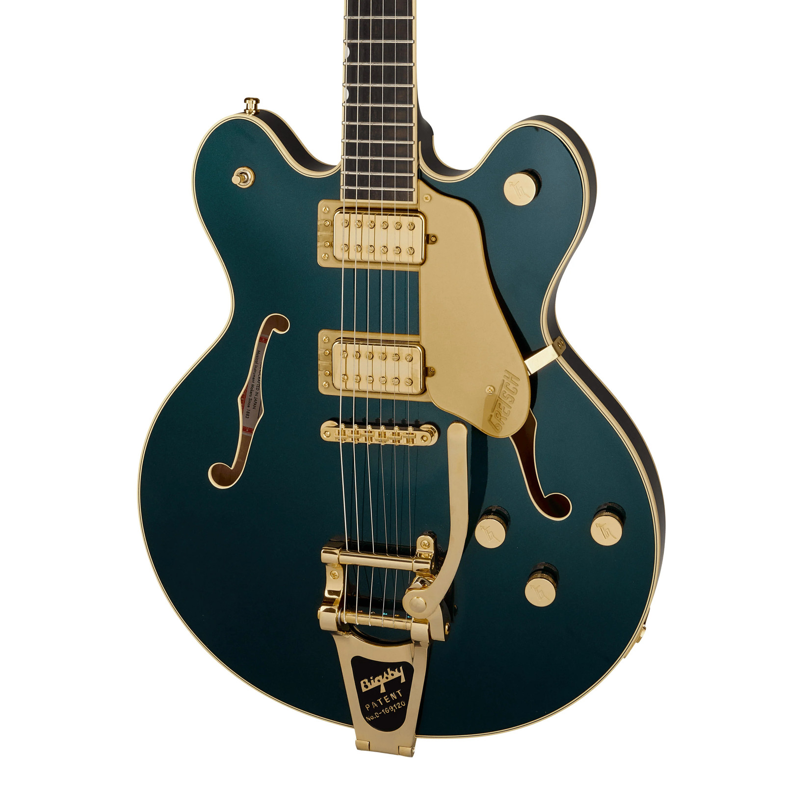 Центральный блок Gretsch Broadkaster LX зеленого цвета от Bigsby - Cadillac 467690₽