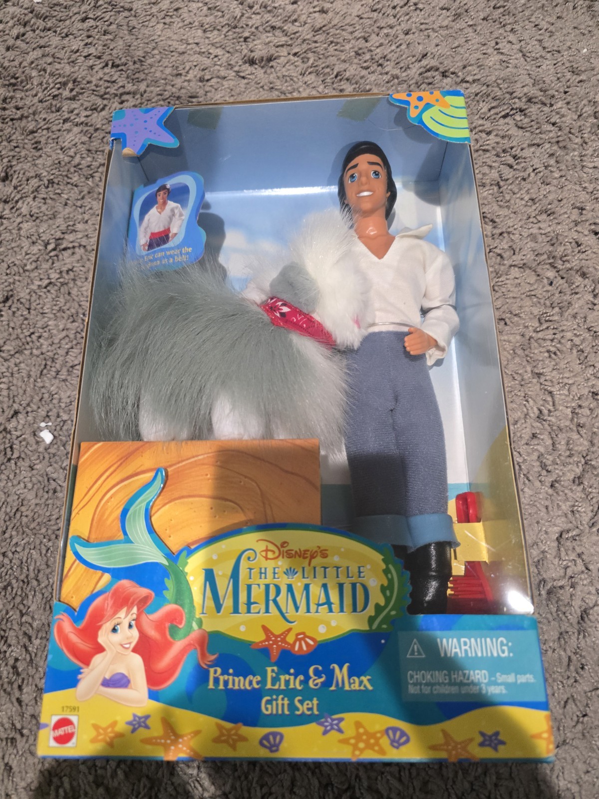 Disney The Little Mermaid Prince Eric and Max Gift Set Doll 