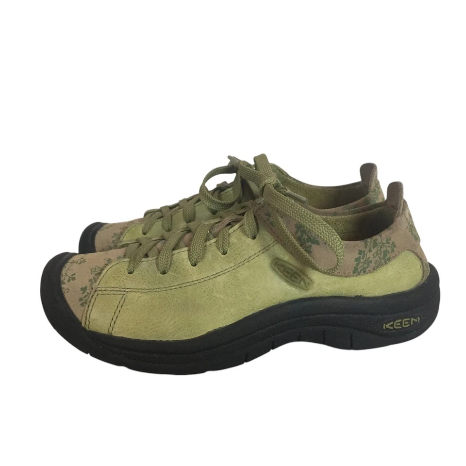 Zapatos informales Keen para mujer de gamuza verde y tostado florales de caña baja talla 5/35 Foto 4 de 4