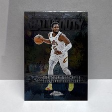 Topps 2025-26 Chrome Donovan Mitchell #BD-7 Cleveland Cavaliers Ball of Duty
