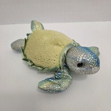 Aurora Sea Turtle Plush Sparkle Shimmer Stuffed Animal Toy Green Blue 2023