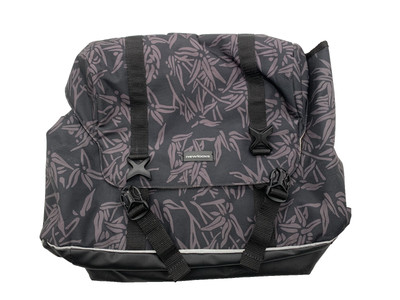 Fahrradtasche Gepäckträgertasche 21L Schwarz Bamboo - New Looxs --OHNE GURT--