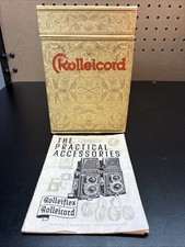 Vintage 1960s Rollei Rolleicord Reflex Camera Box w/ Manuals No Camera Germany