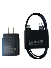 25W Fast Charging Kit for Samsung Galaxy S24/S23/S22+ - USB-C Charger & Cable