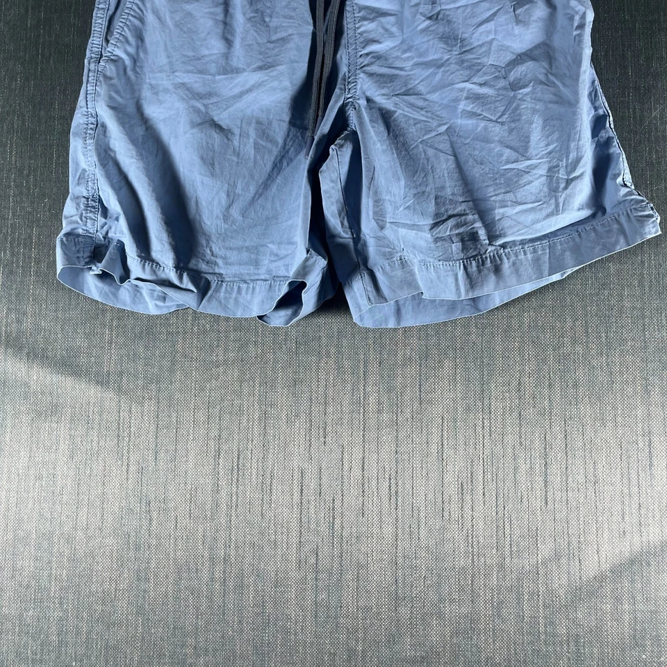 Pantalones Cortos ZARA Para Hombre Talla S Azul Cordón Cintura Elástica Informales Verano Algodón Foto 3 de 4