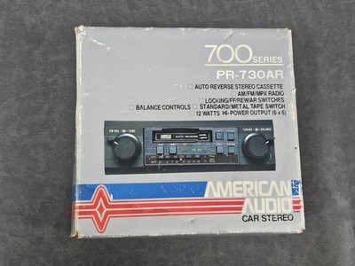 Vintage 1980s American Audio 700 Series PR-730AR Car Stereo Radio Cassette NOS