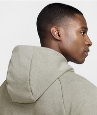 Nike Primary Fleece Performance Dri-Fit UV Hoodie Army Heather L NEW Reg 80