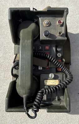 #ad Military Telephone Set TA 838A TT Field Phone North Electric Co. Code Untested $99.99