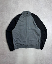VINTAGE YVES SAINT LAURENT COTTON ZIP TRACK JACKET MENS L