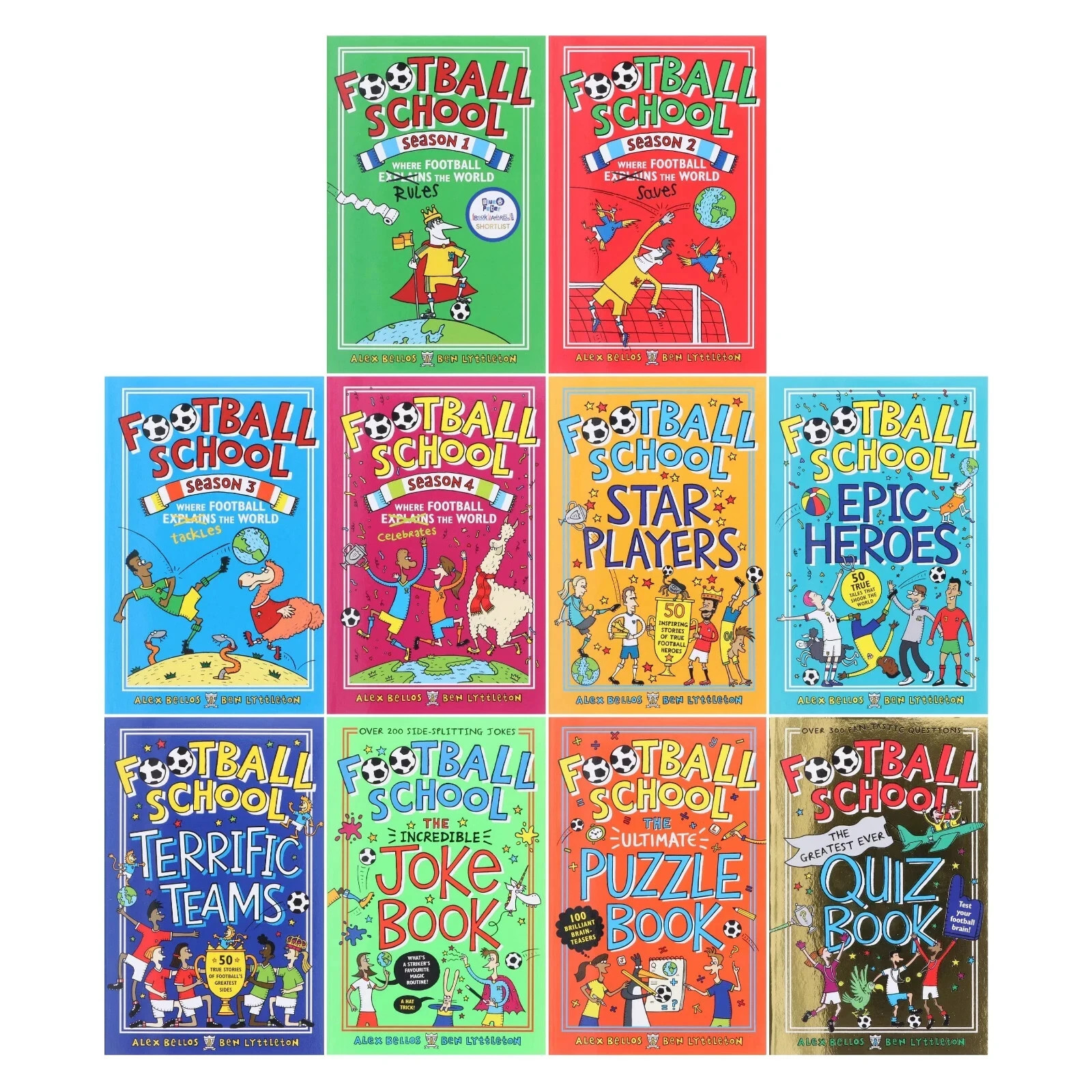 Football School The Fantastic Fan-Thology 10 Books Collection Set Epic Heroes