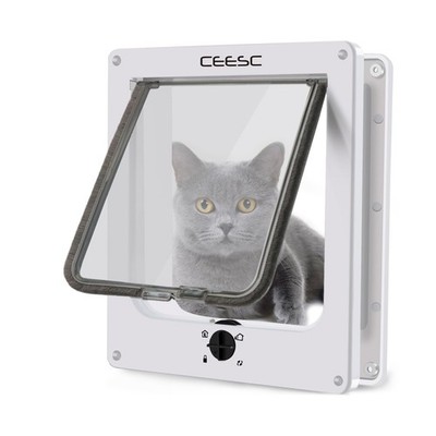 CEESC Large Cat Door for Interior/Exterior Door, Weatherproof, ... FAST USA SHIP
