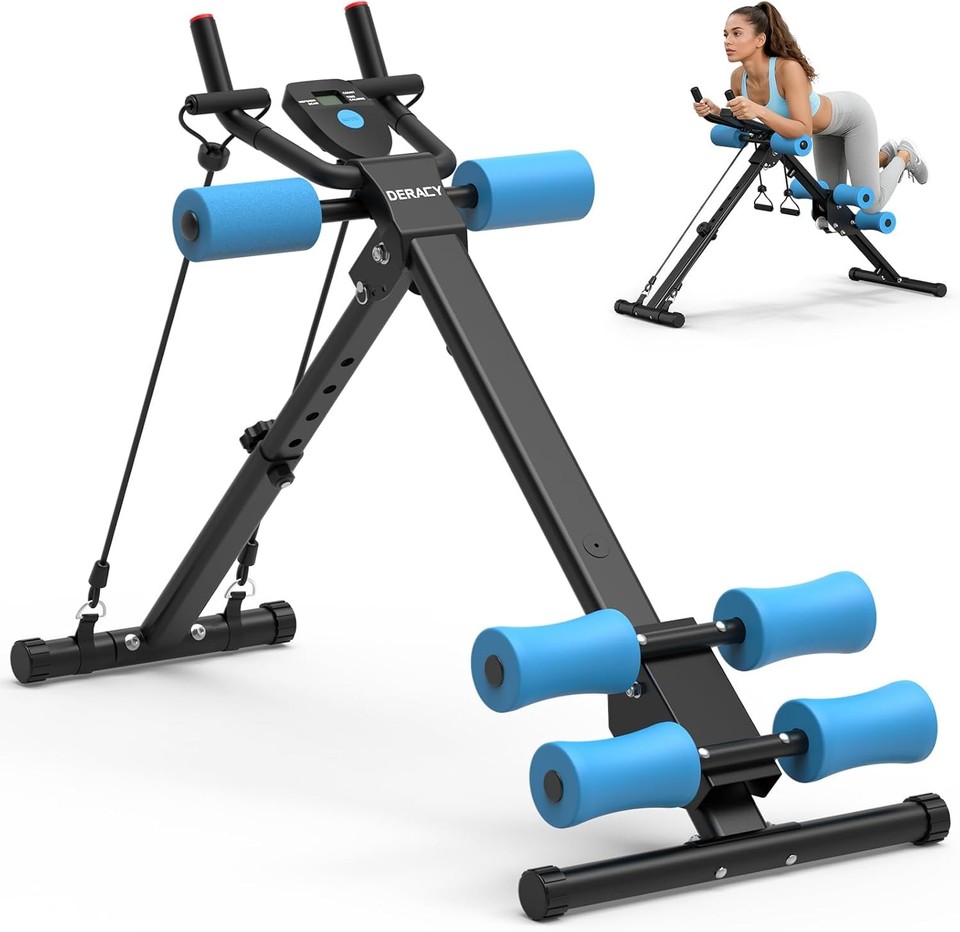 Core Abs Exercises Ab Workout Machine Adjustable Ab Trainer Abdominal Trainer for Home Gym ...