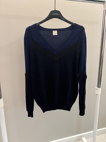 Women Pinko Sweater Navy Viscose 34 / XS / 42