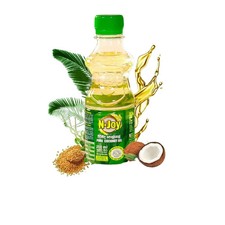 coconut oil for hair growth, dark, thick, strong.