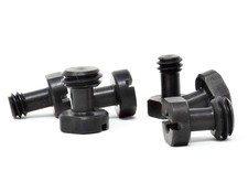 Hog Saddle Multi-tool Mounting Screws, Two 1/4-20, Clean Black Oxide, MMS1420TWO