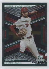 2023 Panini Elite Extra Edition Green Status 349/499 Hunter Hollan #70 05ks