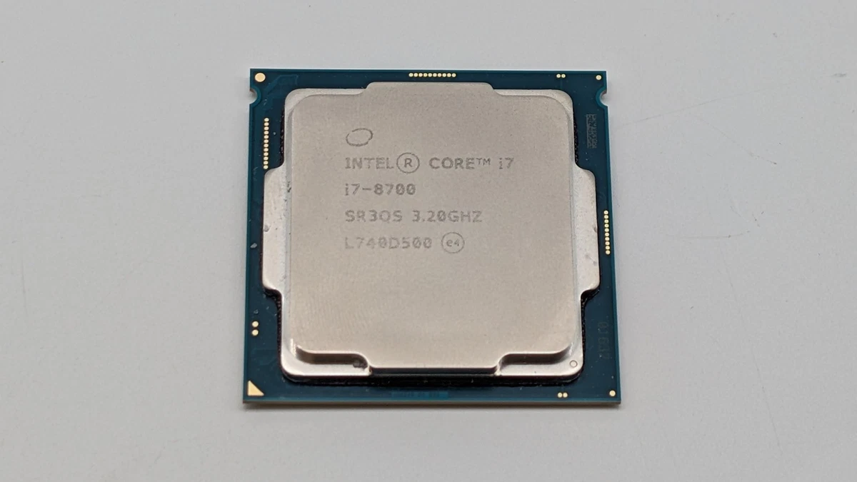 Intel Core i7-8700 Processor Model Computer Processors (CPUs) for