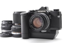 Read EXC5 Olympus OM-1 SLR 35mm Film Camera G.Zuiko 50mm f1.4 28mm 80mm 35 105m