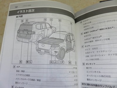 Toyota Vja300W/Fja300W 300 Series Land Cruiser Navi Instruction
