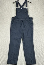Duluth Trading Bibs Womens 2XL Reg Blue Graphite Ripstop Shop Square Overalls