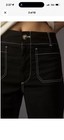 Anthropologie Maeve Colette Pants Black White Contrast Stitch Size 30 — photo 3