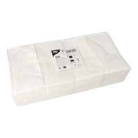 2000 Weisse Tissue Servietten 2-Lagig 1/8-Falz 40 Cm Gastro Papstar