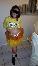 Spongebob Nickelodeon Womans Halloween Tutu Costume