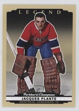 2022-23 Upper Deck Parkhurst Champions SP Legends Jacques Plante #333 HOF 8mm