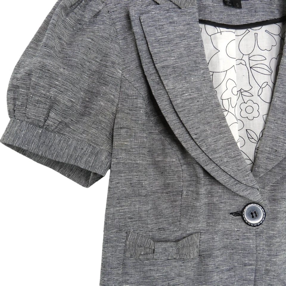 My Michelle Gris Falda Traje 2 Piezas Mujer Traje Profesional Blazer y Falda Foto 4 de 4