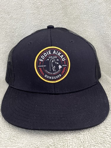 NWT QUIKSILVER IN MEMORY OF EDDIE AIKAU WAIMEA BAY HAWAII 2015-16 SNAPBACK HAT - Picture 1 of 4