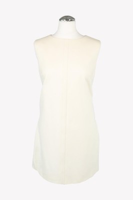 Ted Baker Damen Kleid Gr. 42 (4) Creme Kleid Shiftkleid Shirtkleid Dress