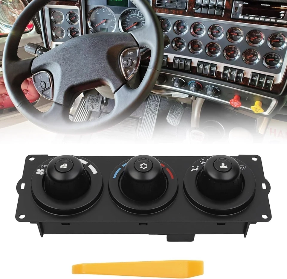 Módulo de control climático calentador de aire acondicionado HVAC F21-1013-21-000 para Kenworth Paccar 06-23 Foto 3 de 4