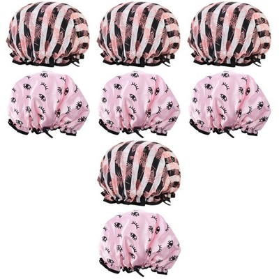  4 Pieces Einmal Duschhauben Duschkappe Für Zöpfe Frauen Duschmütze