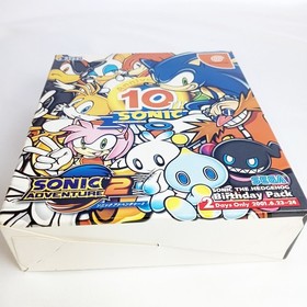 Sonic Adventure 2 10th Anniversary Birthday Pack Dreamcast Japan Limited Edition
