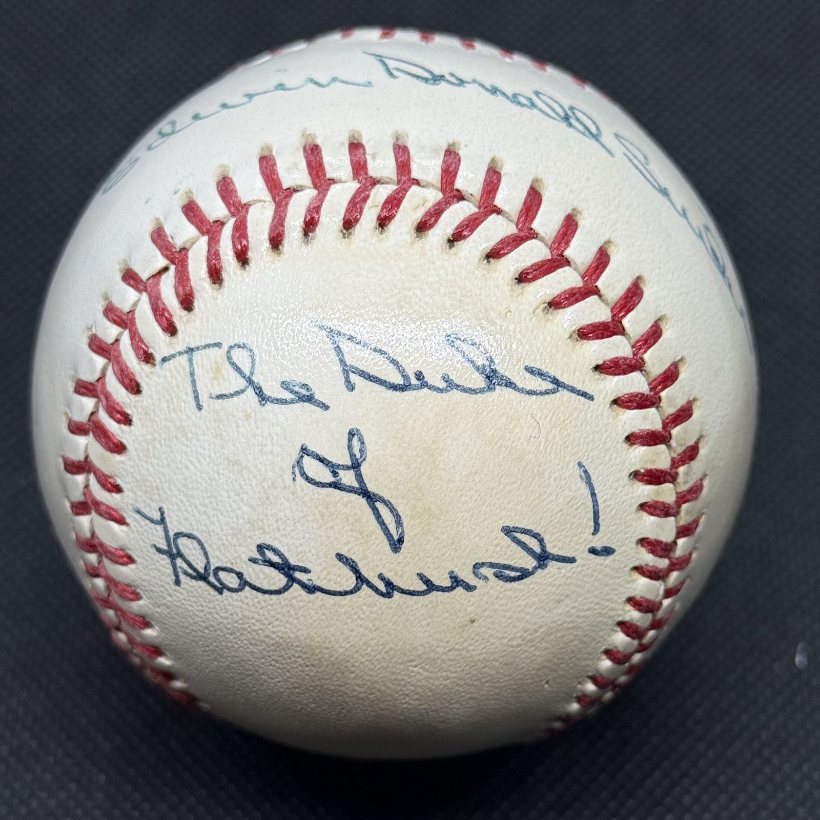 Edwin Donald Duke Snider Full Name Signed Baseball Halper Collection HOF JSA COA - image 2