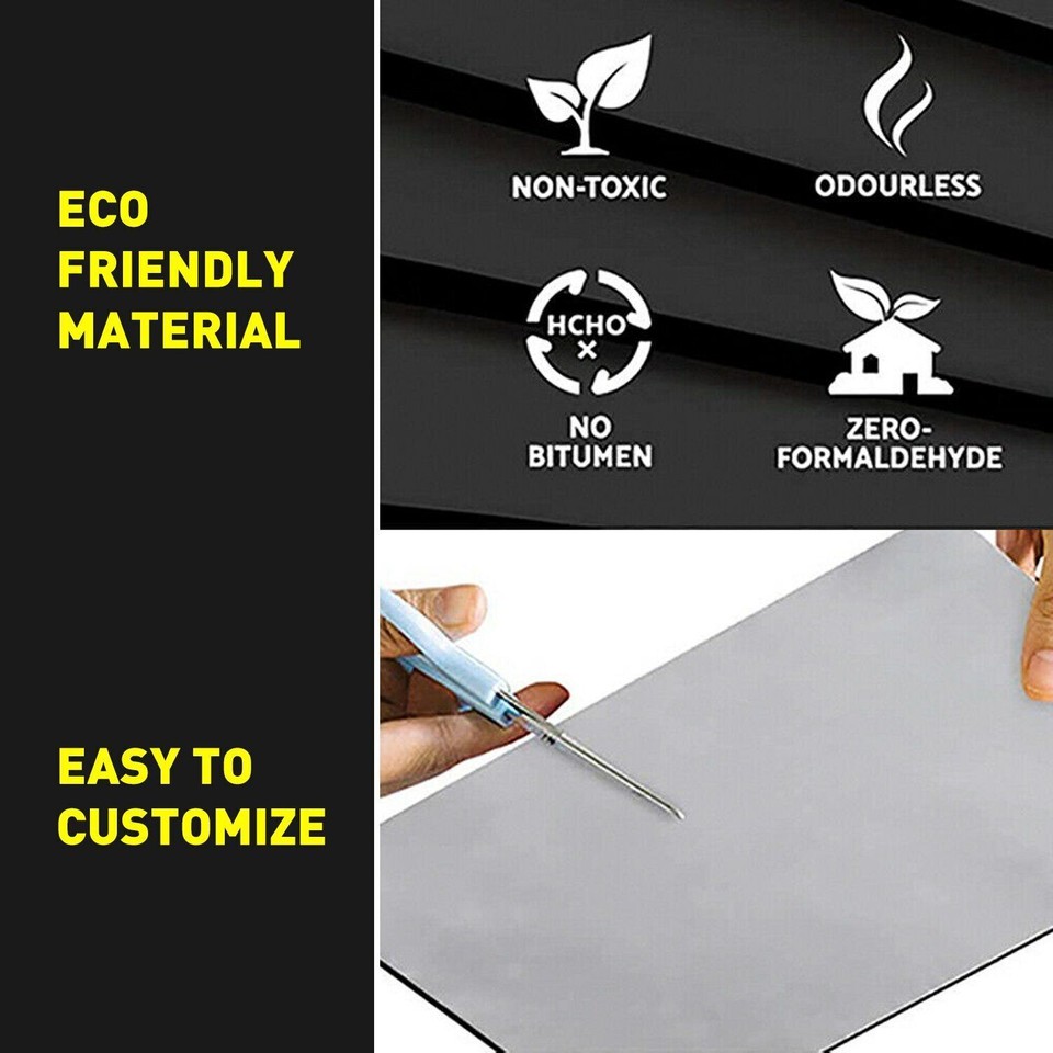 MGT Car Heat Shield Insulation Sound Deadener Noise Proof Mat 16"x10