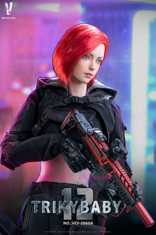 VERYCOOL VCF-2060A サイバーパンク 1/6 Rainbow Verycool Vcf-2060a 1/6 Cyberpunk Series Trickybaby 12 Rainbow