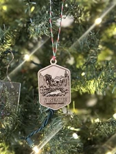National Parks USA Christmas Ornaments-Travel Souvenir Gift Wood NPS Park