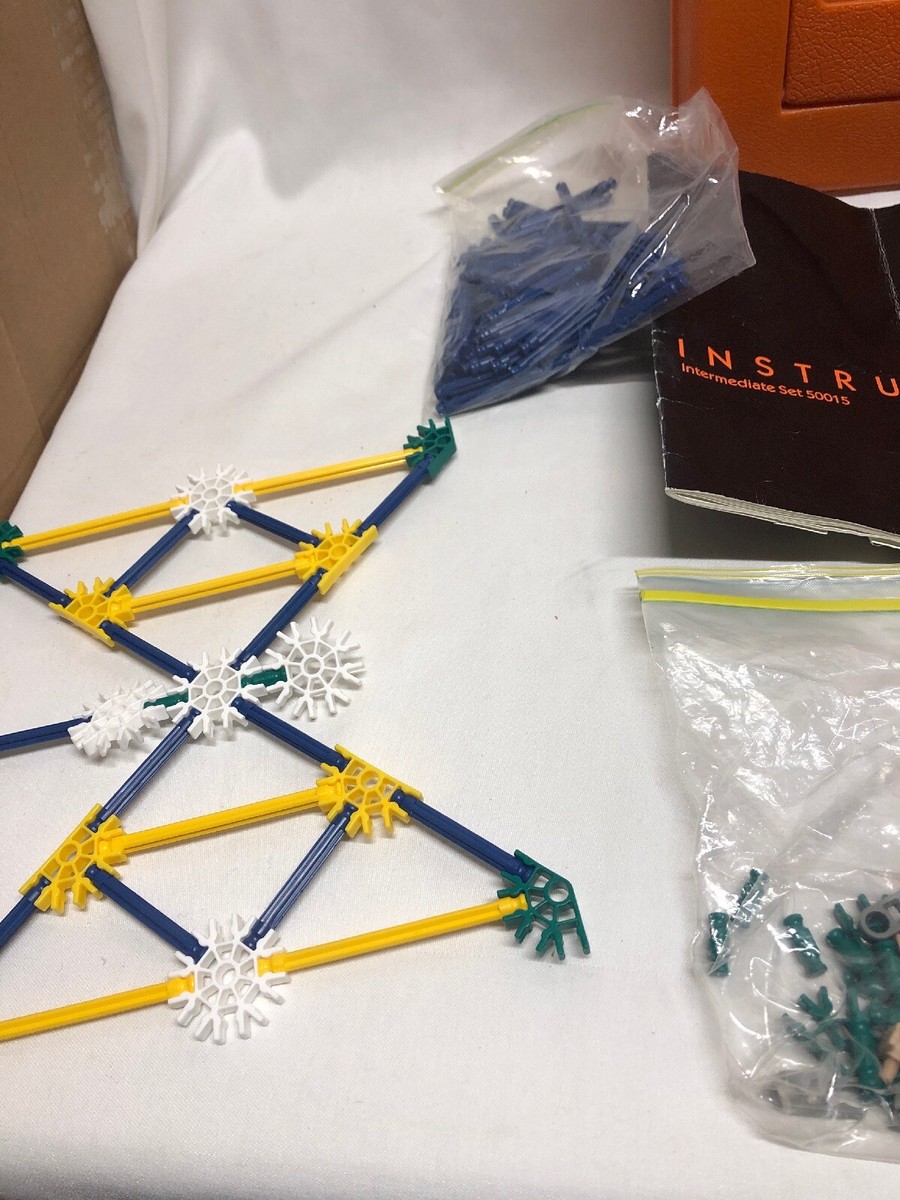 KNEX Intermediate Set #50015 Instructions Extra Pieces Orange Hard