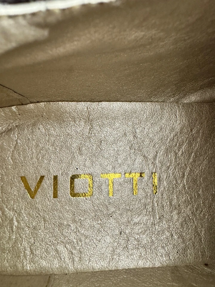 Sapato Oxford Masculino Viotti Marrom Listrado com Cadarço Tamanho 10 - Biqueira de Metal - Imagem 3 de 4