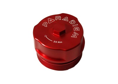 Magnetic Oil Filter Cap for BMW N54/N55/S55/N52/N20/N26 Engines- RED