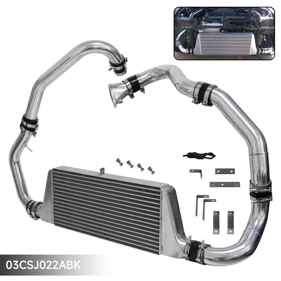 Kit de intercooler de montaje delantero para motor Mazda RX7 RX-7 FC FC3S 13B 1986-1991 1,3 L Foto 2 de 4