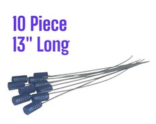 10x Security Seals Numbered Security Tag Tamper Proof Pull Tight Steel Wire