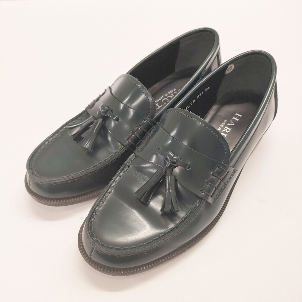 HARUTA Tassel loafers size 23EE loafers green 5-0129G◎ | eBay