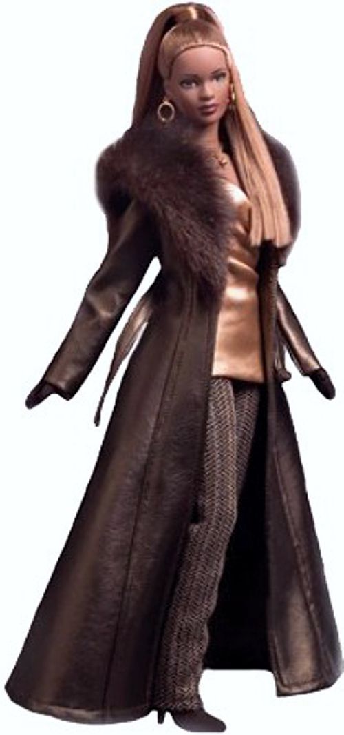 forward glancing, brown eyes; sable hair Inspired by no-nonsense functional 