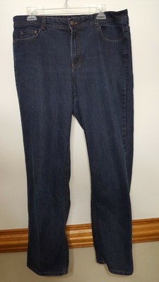 Charter Club Classic Fit Cotton Polyester Spandex Blue Jeans Size 14 | eBay