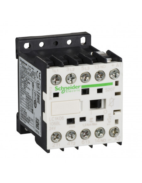 Contacteur triphasé Schneider TeSys K anti vibration cosses fermées sécurité