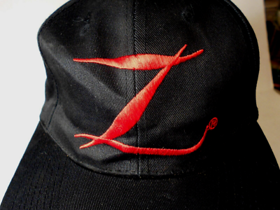 Zorro Z Vintage Snapback Hat Cap Black Red Embroidered Movie 1998