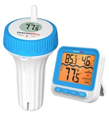 ThermoPro Digital Pool Thermometer, Floating Water Thermometer for Hot Tubs Bath